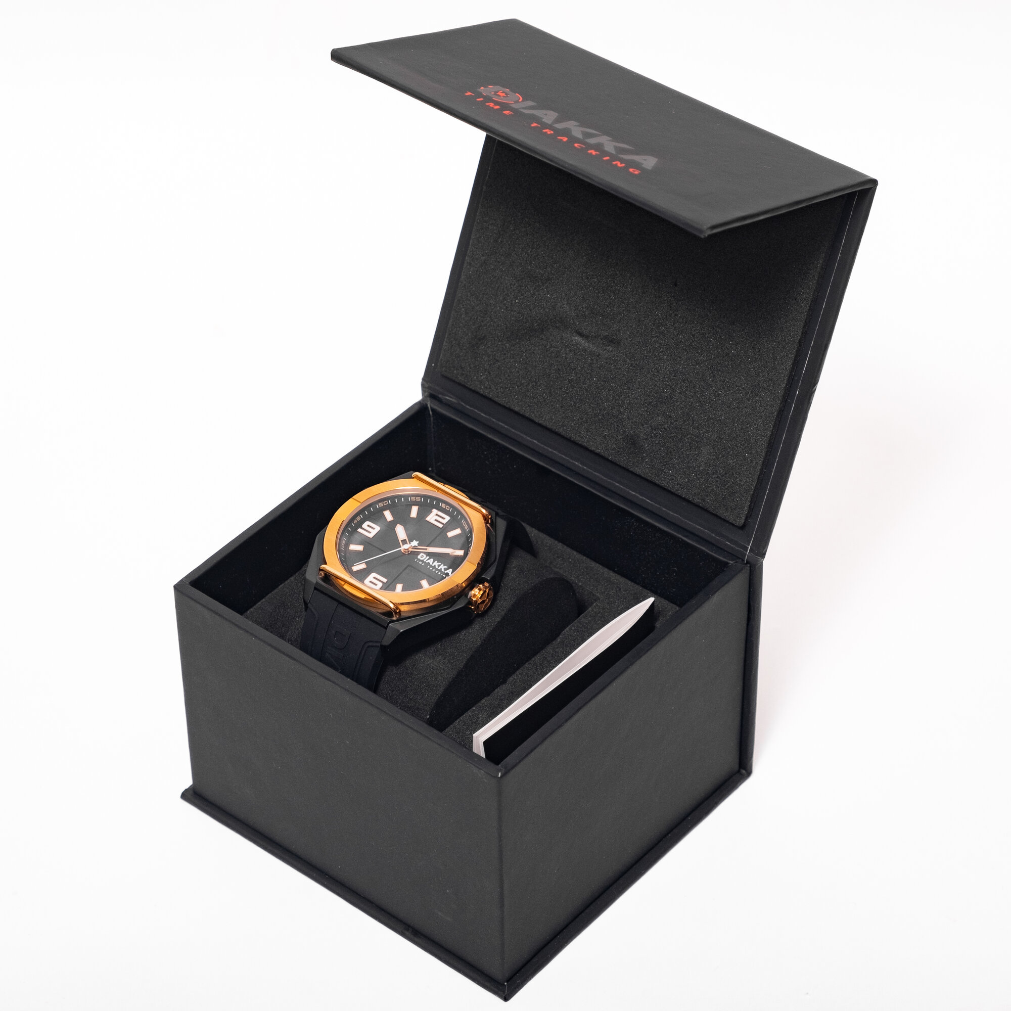 Наручные часы, черный/золотой — фото 1