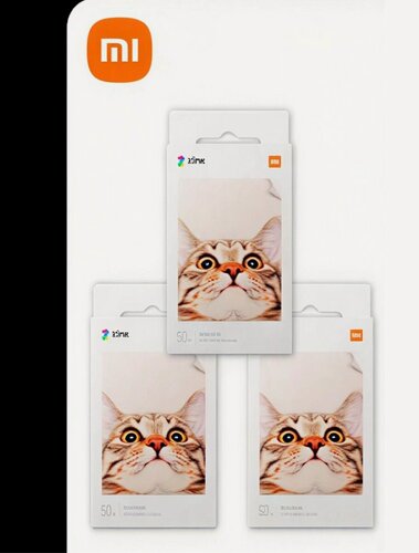 Изображение товара Фотобумага для Xiaomi Pocket Printer，150 листов фотобумаги, официальная оригинальная продукция