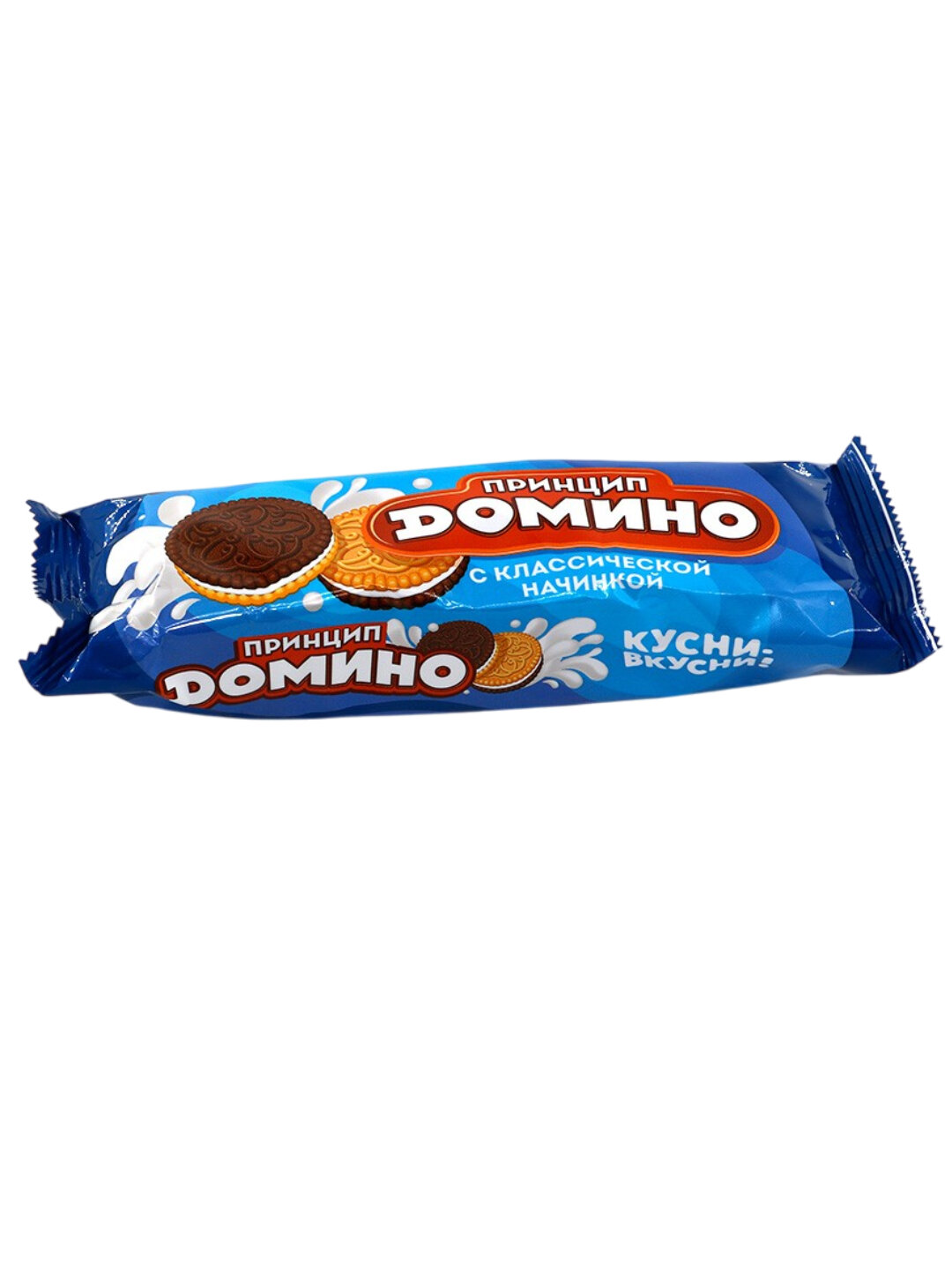 Печенье сэндвич "Принцип Домино" классическое, 200 г — фото 1