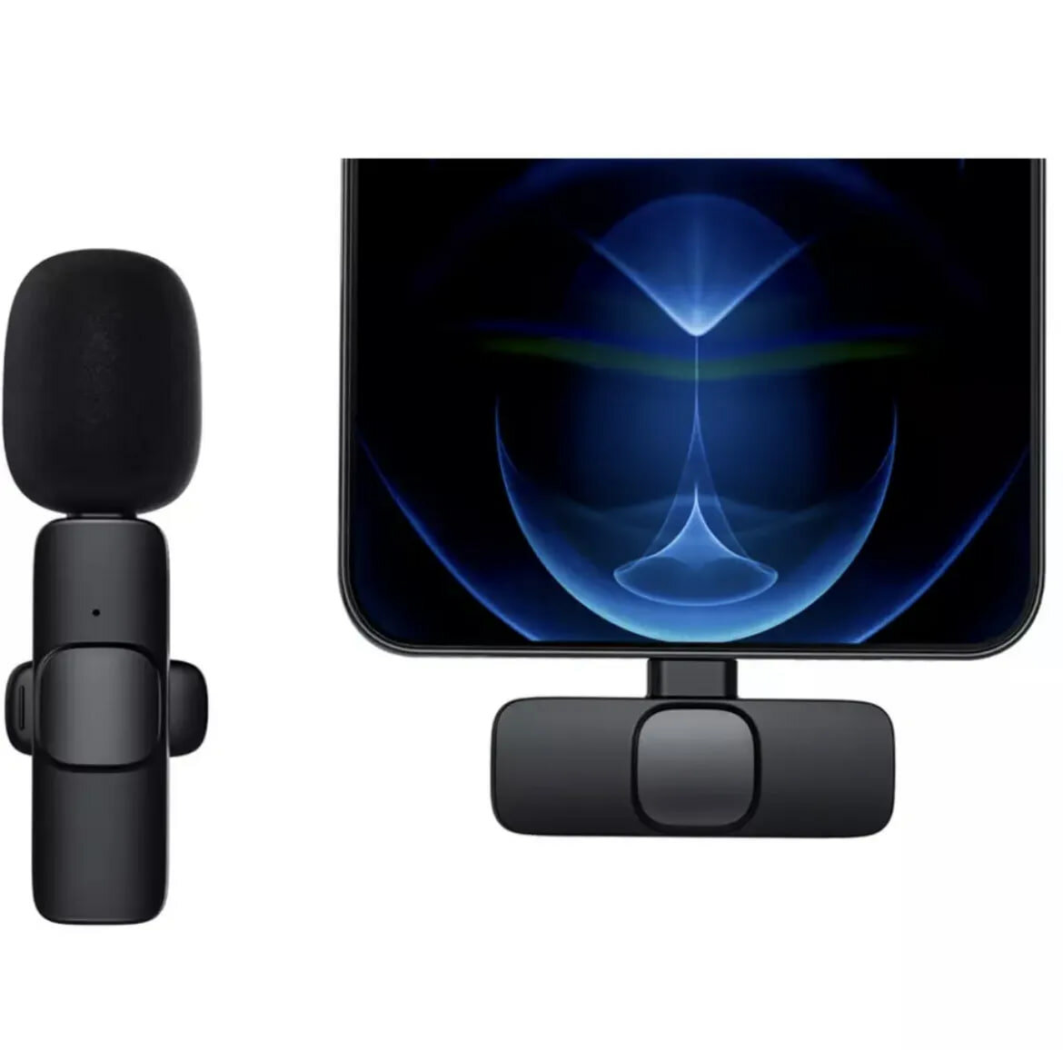 Беспроводной петличный микрофон K9 Type-C, для записи видео, на телефон