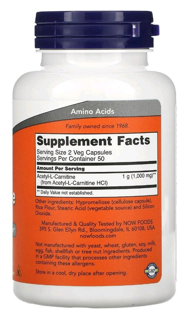 L-Carnitine, карнитин 500 мг, 60 таблеток , халяль, США — фото 1