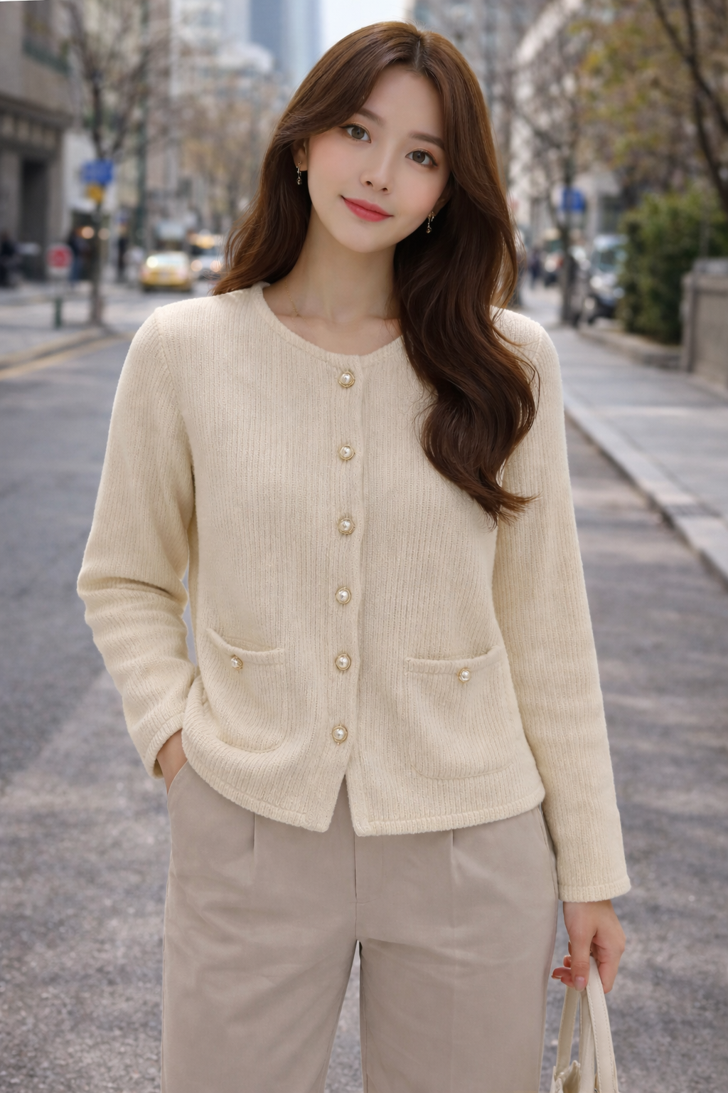 Кардиган , размер 46, жемчуг — фото 1