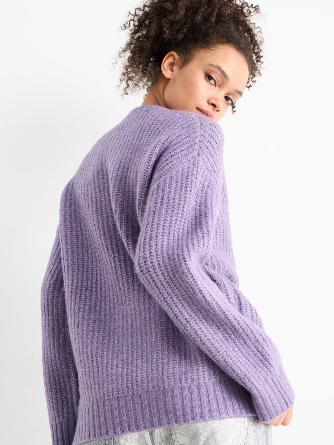 Водолазка C&A C&A, размер S, сиреневый — фото 1