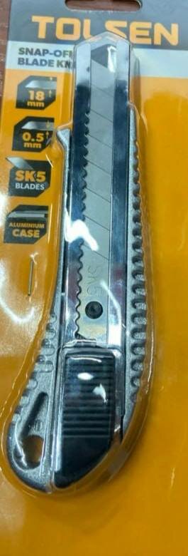 TOLSEN TOL66-30002 Канцелярский нож с алюминиевой рамой 18X0.5MM