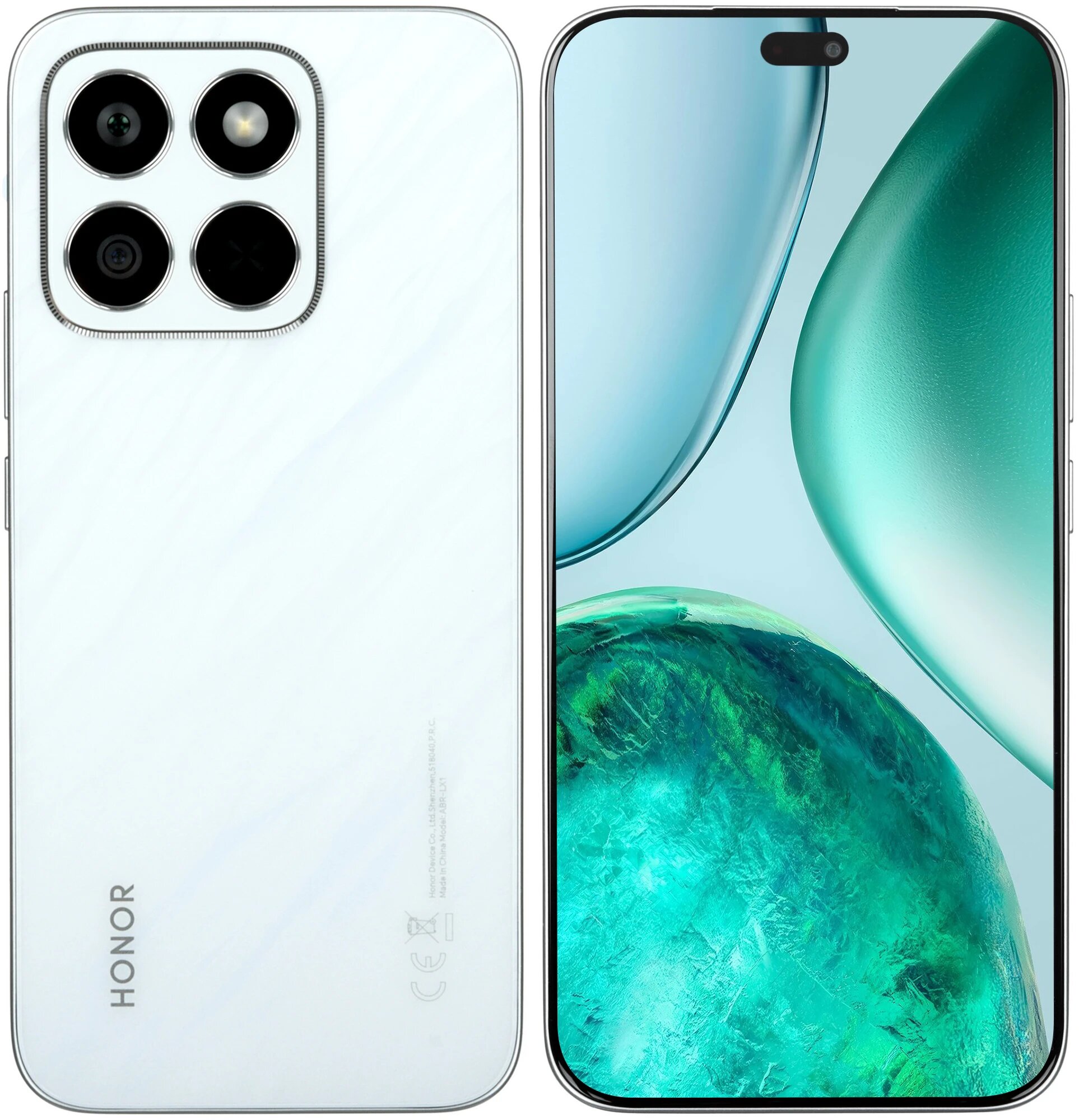 Смартфон HONOR "X8c", 8ГБ/256ГБ, камера 50МП, NFC, Android 15, (белый)