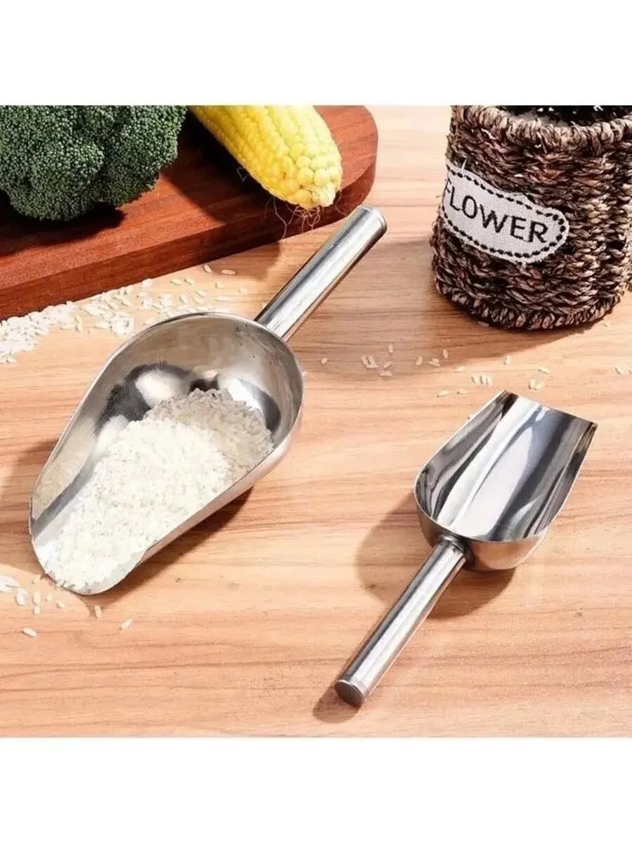 Совок для сахара и муки ", нержавеющая сталь, для профессионалов и дома