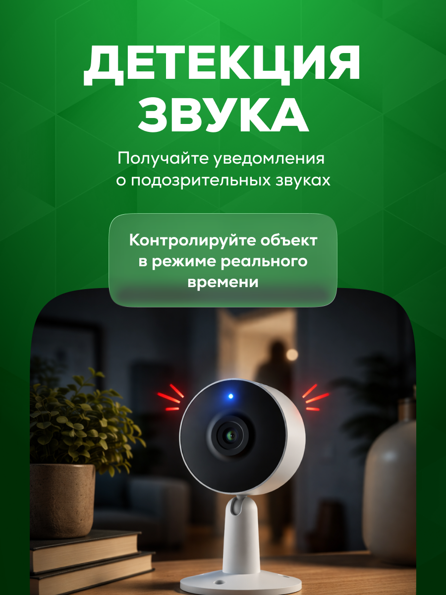Wi-Fi камера видеонаблюдения для ПВЗ Ivideon, с ИК-подсветкой, Full HD — фото 8