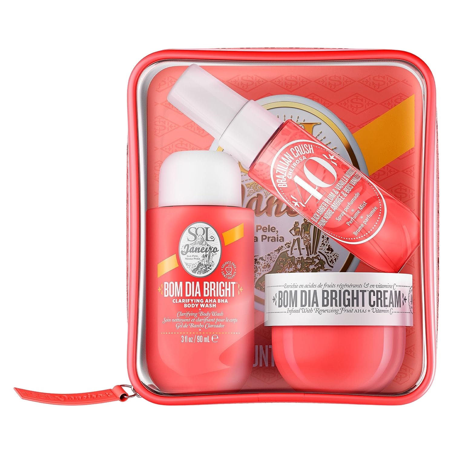 Набор по уходу Sol de Janeiro Bom Dia "Bright™ Jet Set", для тела, 90+50+30 мл