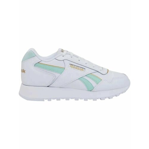 фото Кроссовки reebok glide, полнота f, размер 6 us, белый/бирюзовый