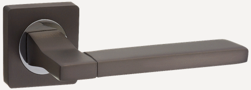 Изображение товара Ручка дверная межкомнатная на квадратной розетке Puerto INAL 524-02, матовый черный никель