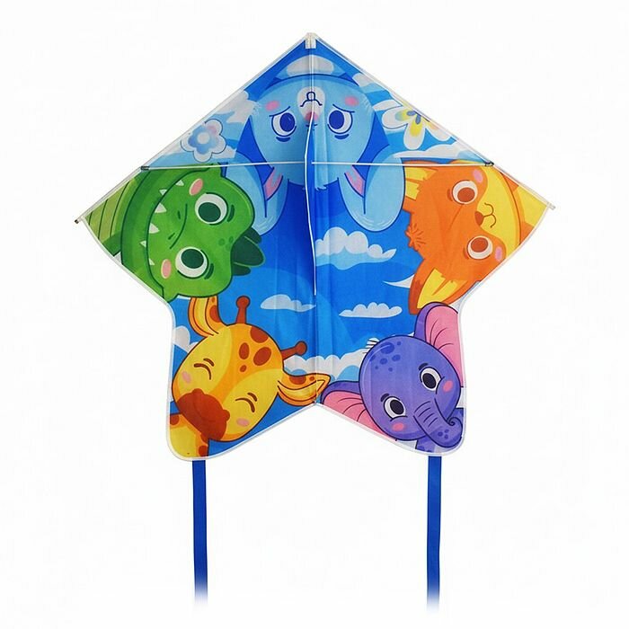 Змей воздушный Oubaoloon "Северный ветер" материал нейлон, устойчивый каркас, длинный хвост для стабильного полета 00-7676