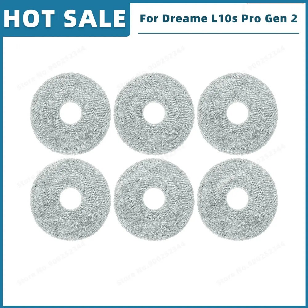 Аксессуары для Dreame L10s Pro Gen 2: щетка, фильтр, швабра Голубой, Set I