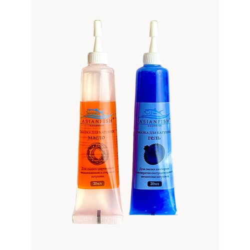 Смазка для катушки - комплект: гель и масло для ТО механизмов