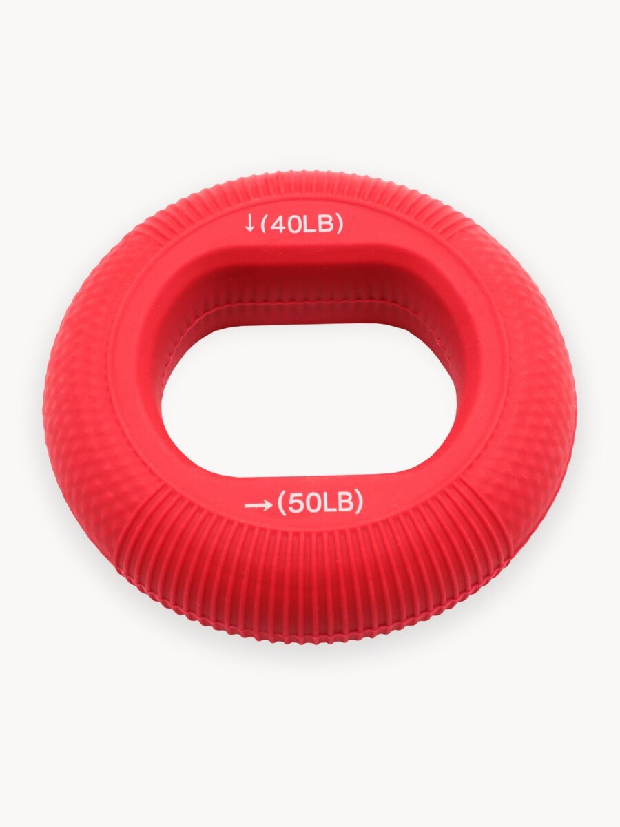Эспандер кистевой круглый Boomshakalaka, нагрузка 18-22 кг, цвет красный