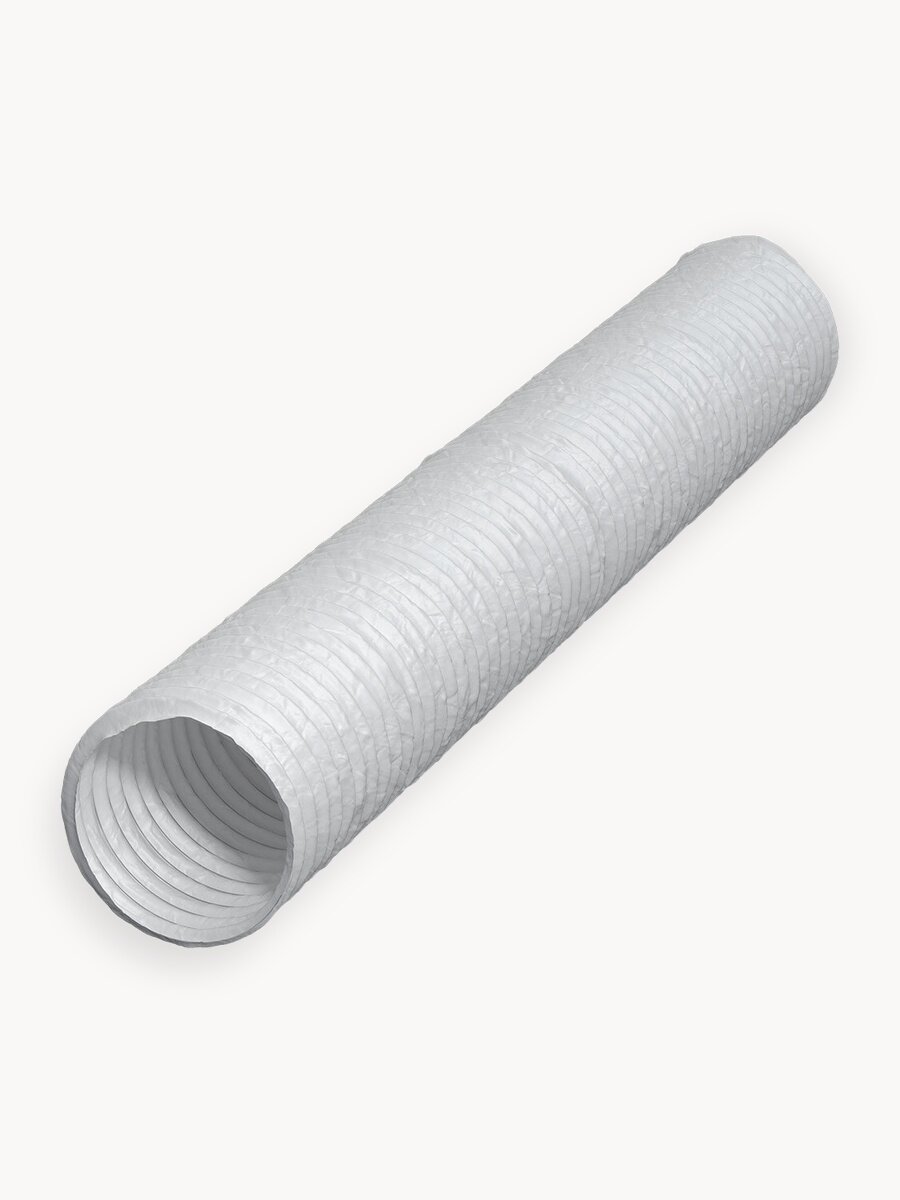 Воздуховод гибкий армированный ERA 10PF2, 100 мм, длина 2 м, пленка ПВХ, стальная проволка