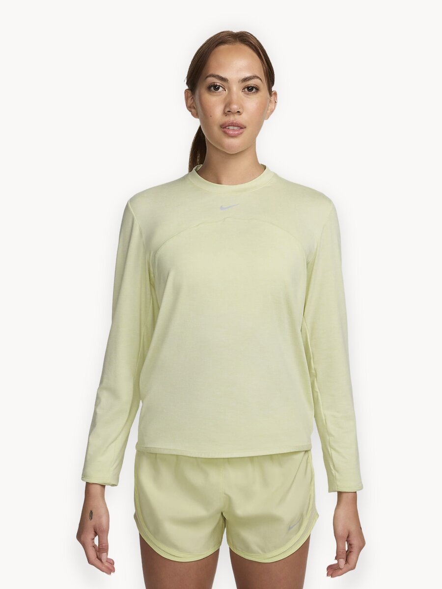 Свитшот NIKE Dri-FIT Swift, размер M, , светло-желтый