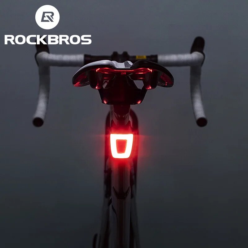 ROCKBROS Водонепроницаемый задний фонарь для велосипеда