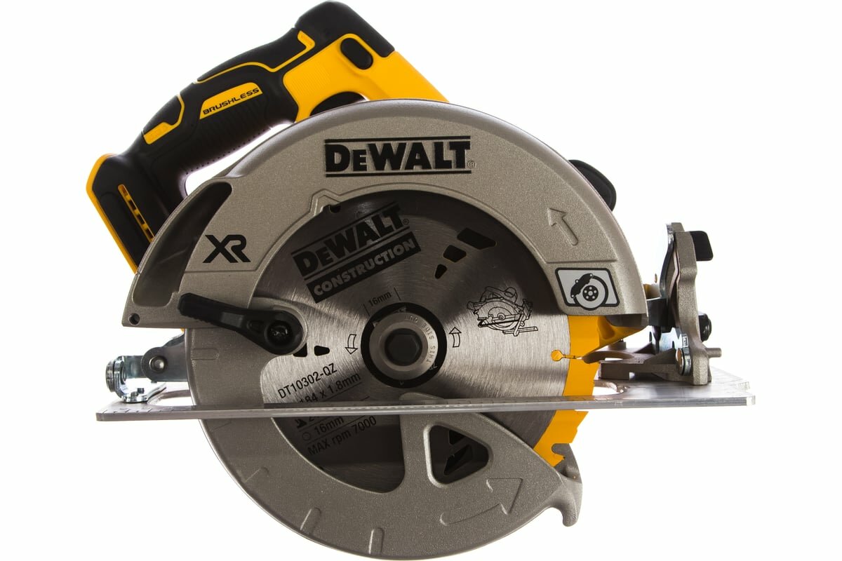 DeWALT Бесщеточная дисковая пила 184 мм, 18 В DCS570NT