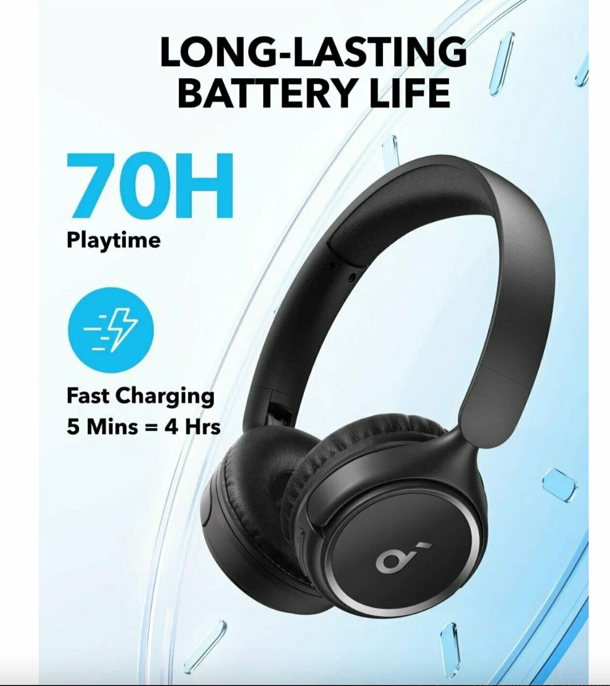 Беспроводные наушники Anker Soundcore H30i, Черный (A3012P11) — фото 1