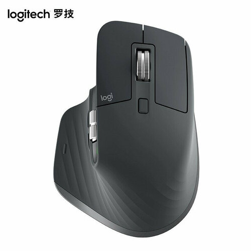 Мышь Logitech MX Master 3S, беспроводная, Bluetooth, графитово-черная Графитовый, черный
