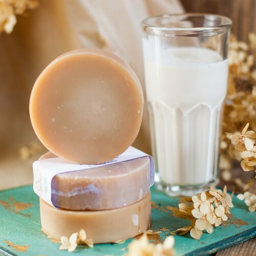 Мыло SpringList, молочное, натуральное, ручной работы, твёрдое, для чувствительной, проблемной кожи