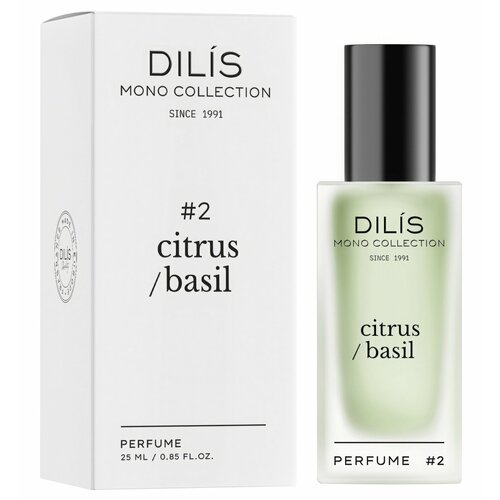 Духи женские Dilis Mono Collection Citrus / Basil, 25 мл