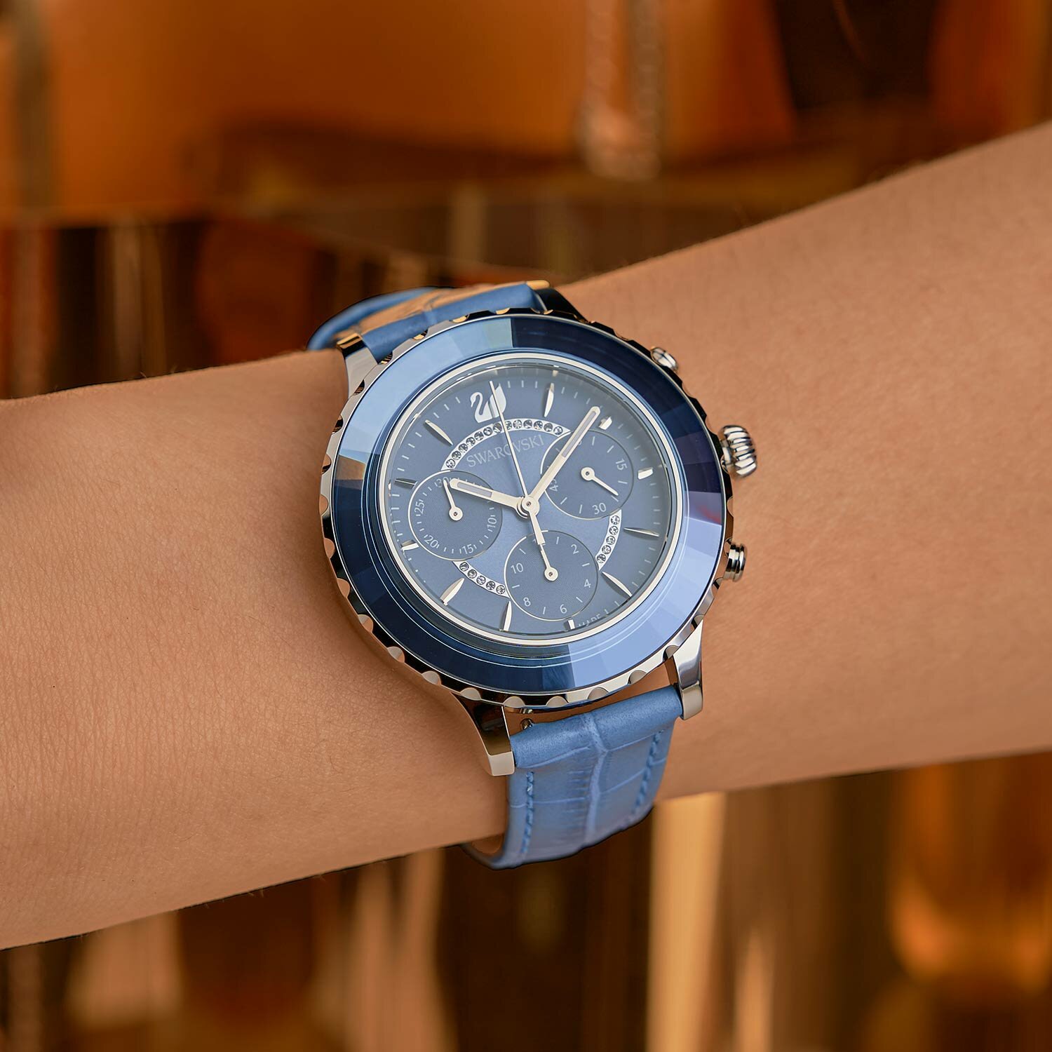 Наручные часы SWAROVSKI, серебряный — фото 1