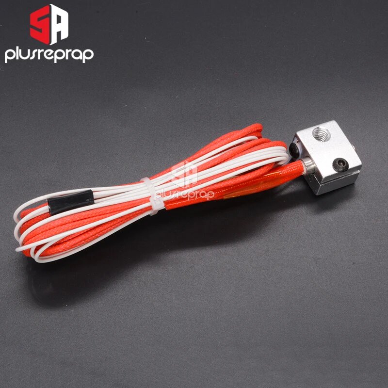 5Aplusreprap V6 нагревательный блок 12В 40Вт для 3D принтера, Red color, 24V