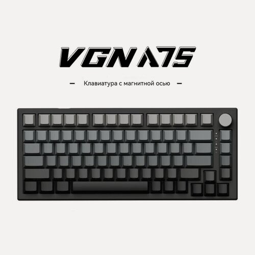 Изображение товара Проводная механическая клавиатура VGN A75, 81 клавиша, магнитная ось, уплотнительная конструкция, черная