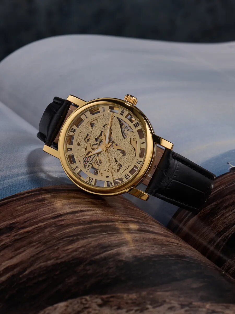 Наручные часы ШОПОГОЛИК, золотистый — фото 1