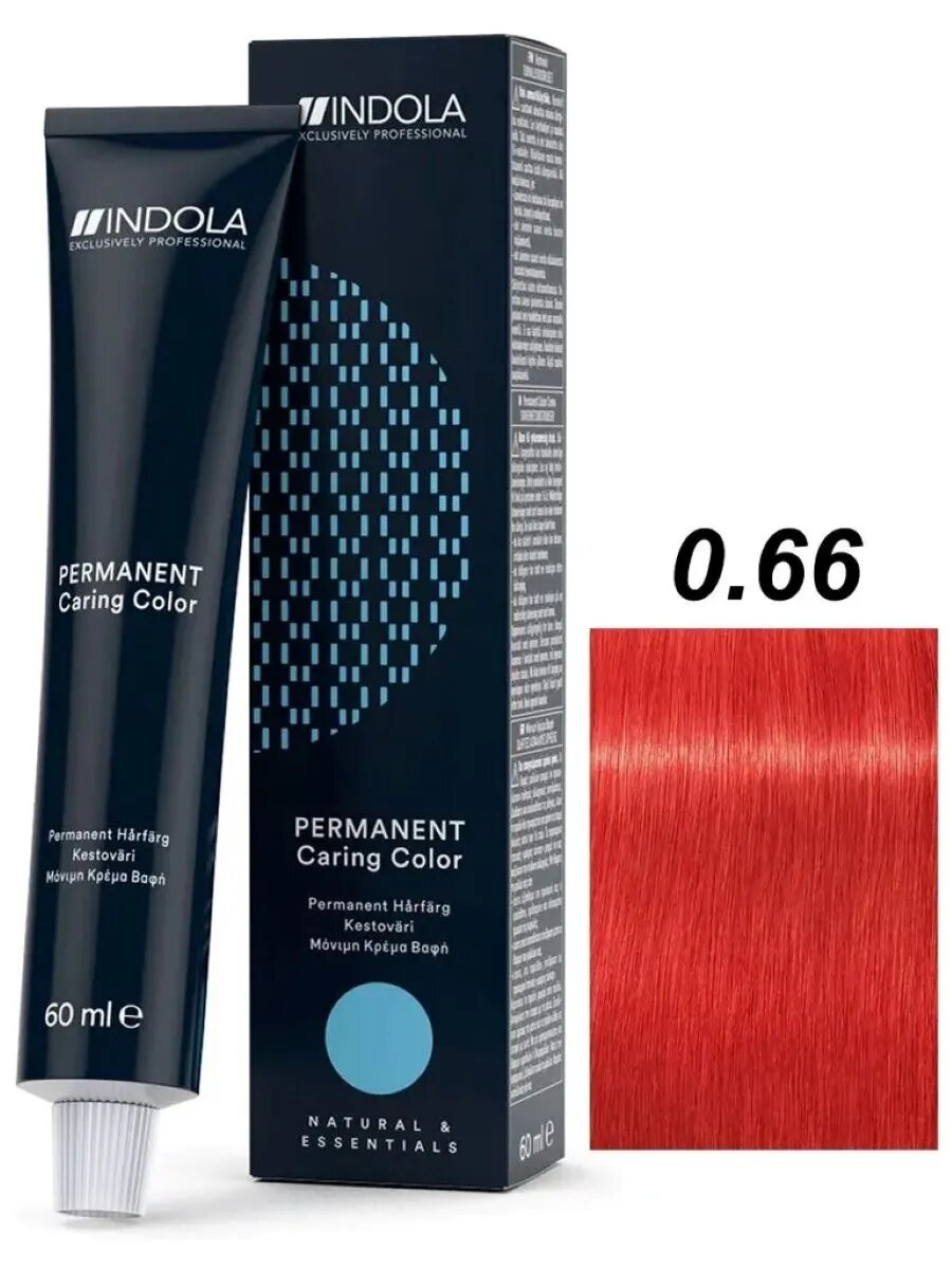Indola Natural Essentials 0.66 Стойкая крем-краска для волос 60мл