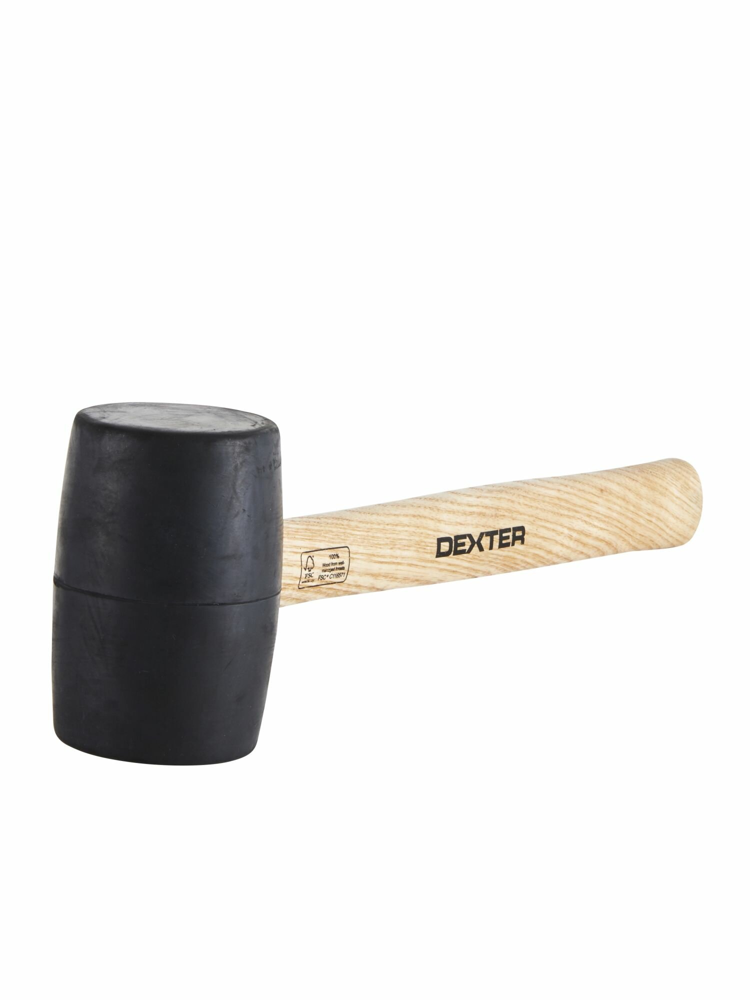 Киянка резиновая черная DEXTER XM171124031 450 г