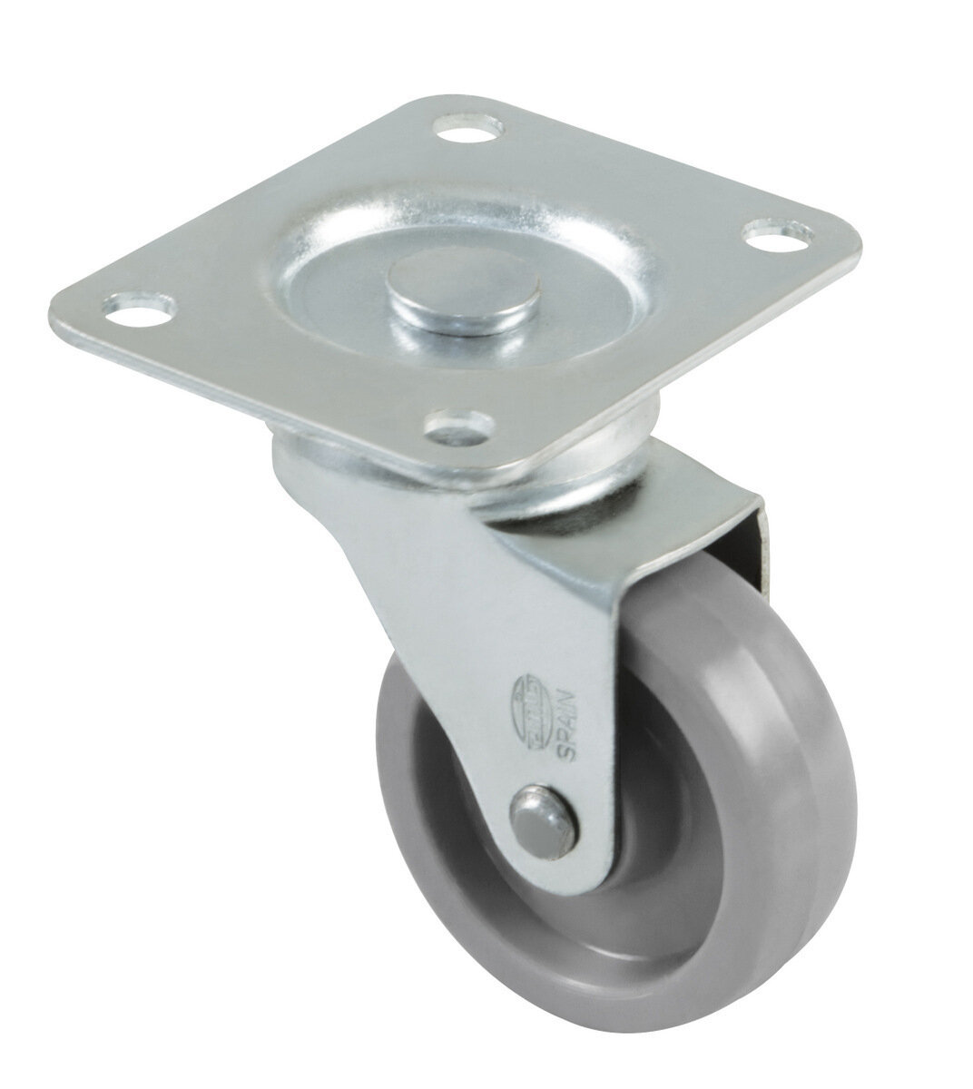 Колесо мебельное Amig мод.2500 D30 мм поворотная площадка 46х36 мм без тормоза