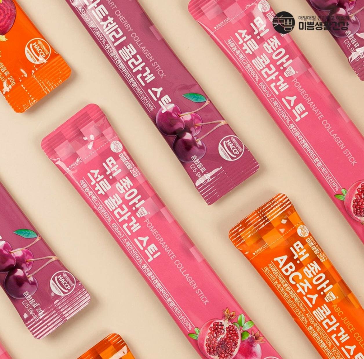 Натуральный коллаген желе для суставов и связок, для волос, 1 2 3 типа, со вкусом вишни, гранат и яблока-морковь — фото 1