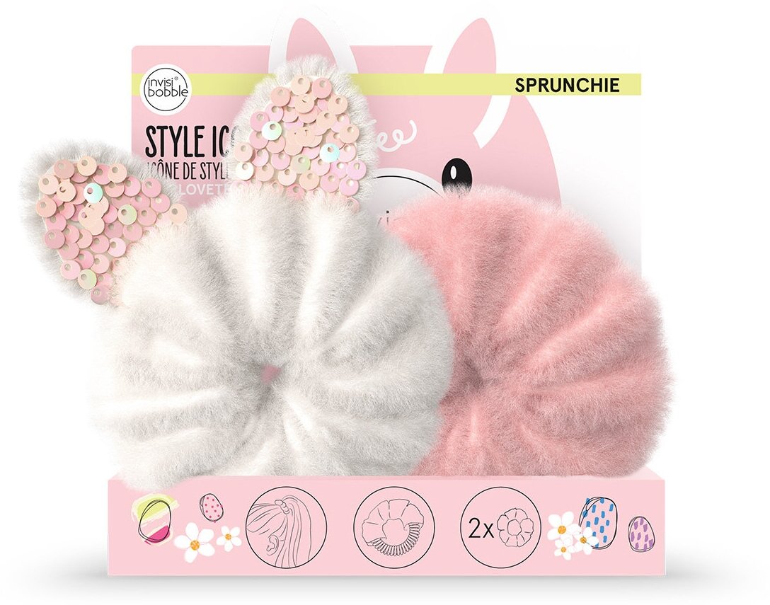 SPRUNCHIE Easter Cotton Candy набор резинок-браслетов Invisibobble