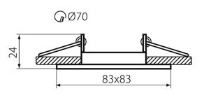 Светильник Kanlux Alor DTL-B 26732, GU10, 35 Вт, цвет арматуры: черный - фотография № 2