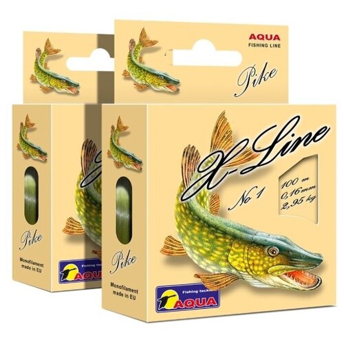 фото Леска aqua x-line pike (щука)