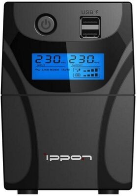 ИБП IPPON Back Power Pro II 500, черный (1030299)