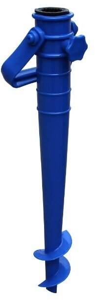 Штопор для садового зонта пластик 40 см синий