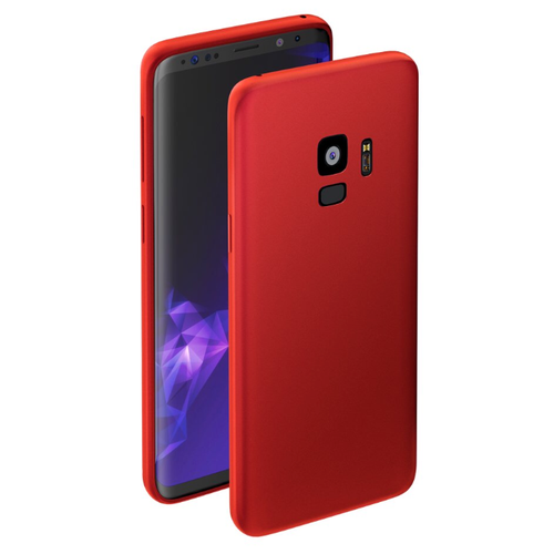 фото Чехол deppa case silk для samsung galaxy s9, красный металлик