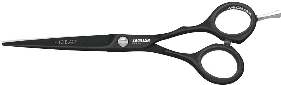 Парикмахерские ножницы JAGUAR White Line JP 10 Black прямые эргономичные 5.75", черные 46575-1