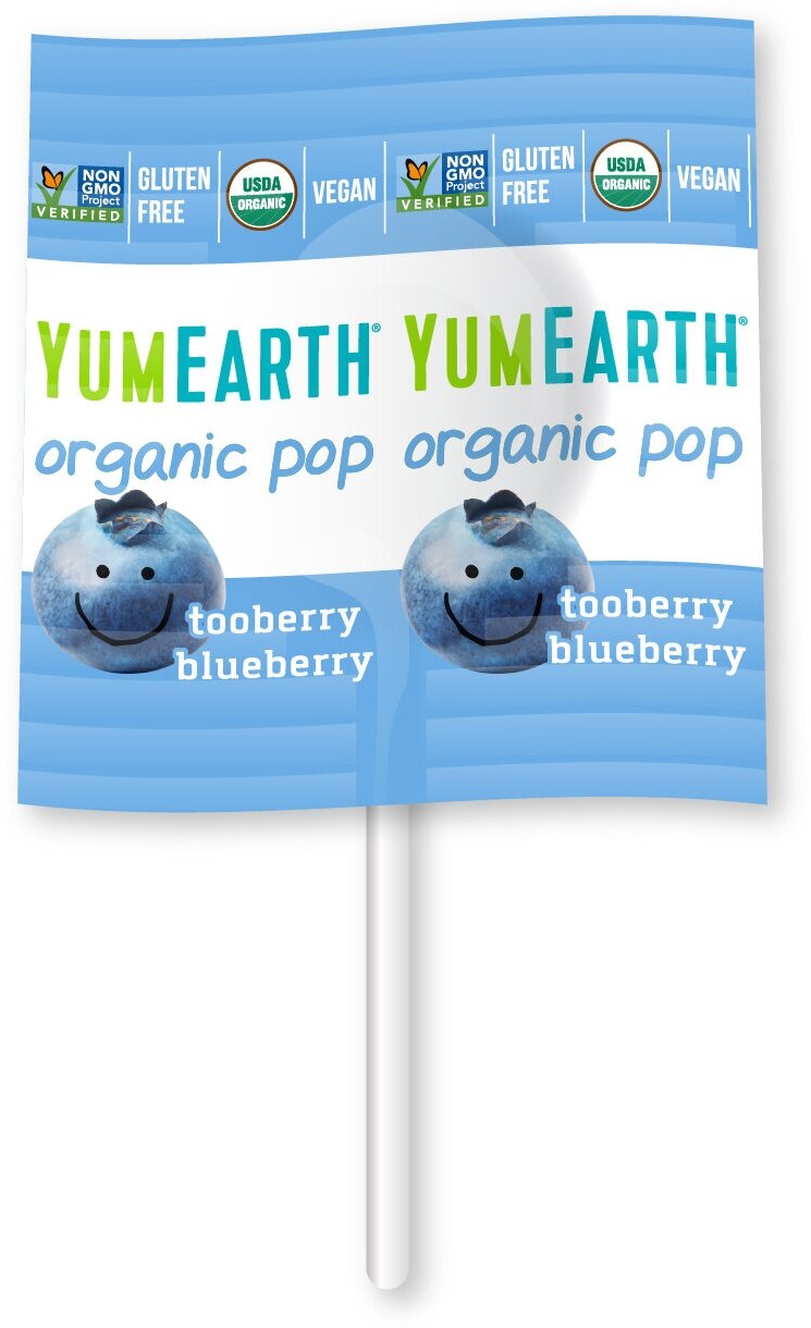 Органические леденцы на палочке YumEarth Organic Fruit Pops, Ассорти, 8 фруктовых вкусов, 100 леденцов - фотография № 5