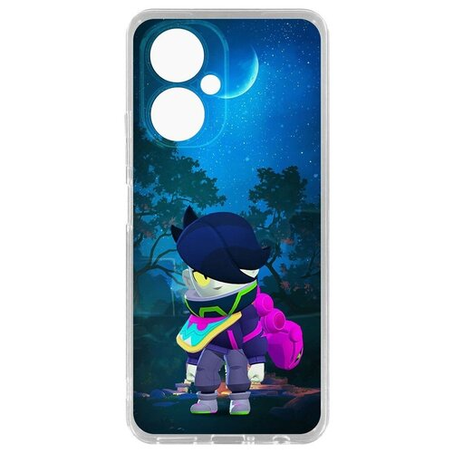 Чехол-накладка Krutoff Clear Case Brawl Stars-Орочи Эдгар для TECNO Camon 19 чехол накладка krutoff clear case brawl stars орочи эдгар для tecno pop 7 pro