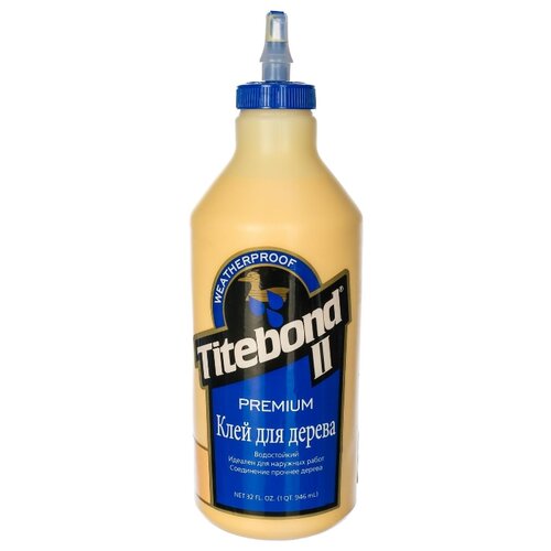 фото Клей полимерный titebond ii premium wood glue 5005 0.946 л