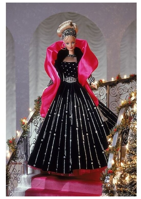 Кукла Barbie 1998 Happy Holidays Doll (Барби счастливых праздников 1998)