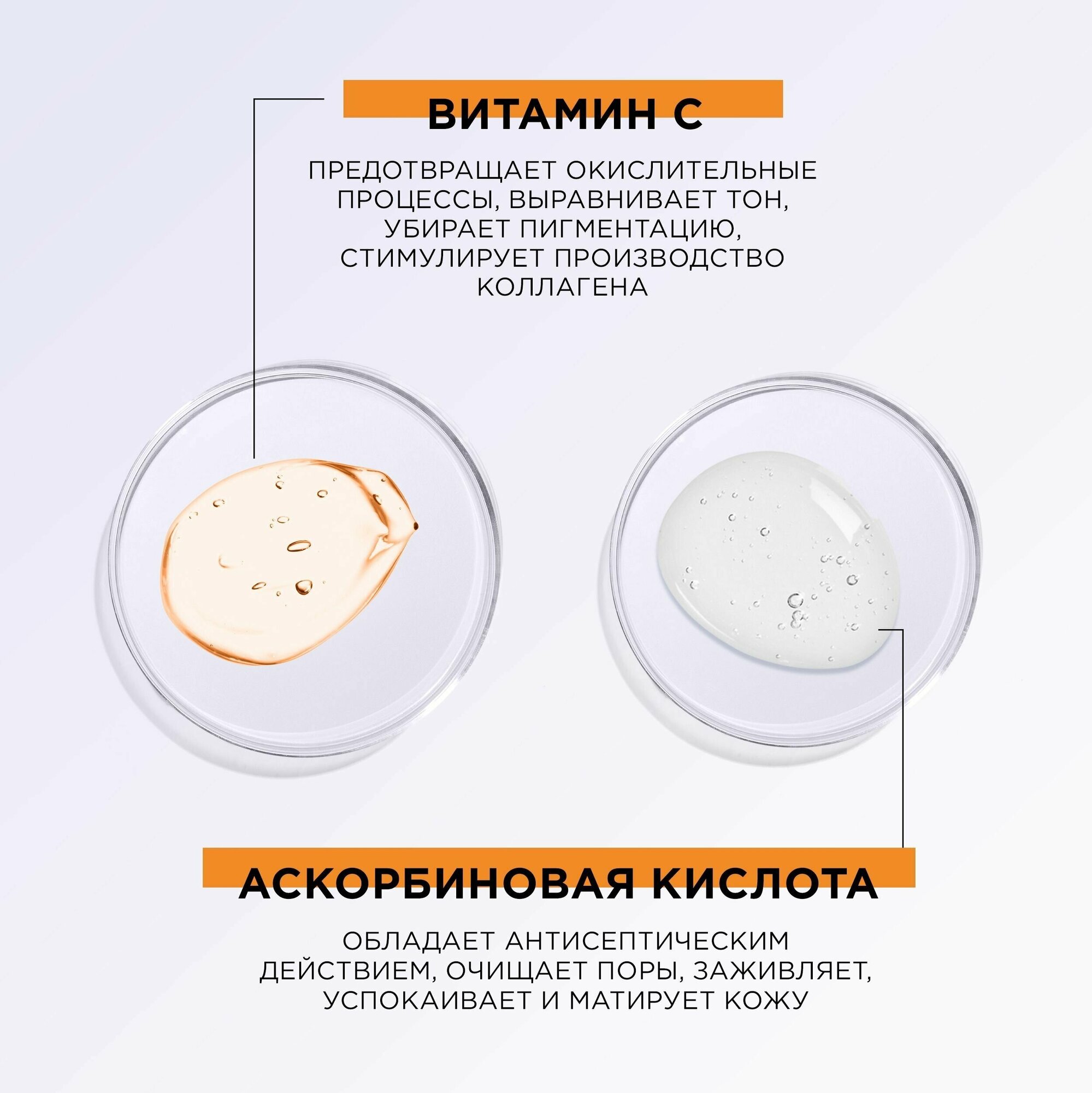 MIXIT Увлажняющая сыворотка для лица против морщин и пигментных пятен с витамином C SKIN CHEMISTRY, 30 мл