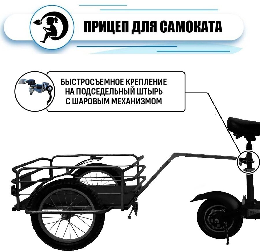 Прицеп для электросамоката