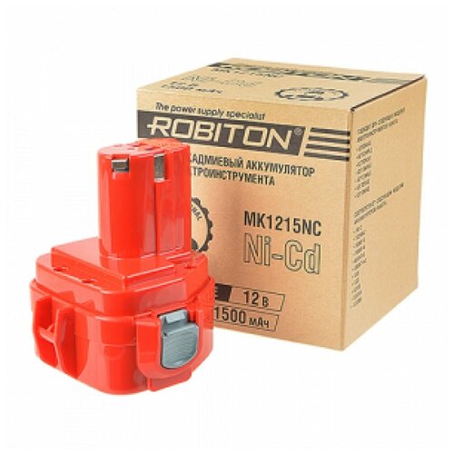 Аккумуляторная сборка ROBITON MK1215NC для электроинструментов Makita аккумулятор robiton 2200мнsc high power ni мн 1 2 в 2200 мач набор комплект из 12 штук