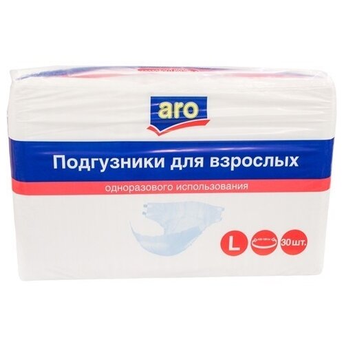 Подгузники для взрослых ARO 517996, L, 100-160 см, 30 шт.