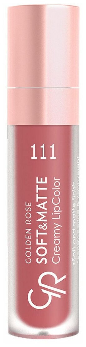 Golden Rose жидкая помада для губ Soft Matte Creamy Lipcolor